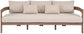 Newport - Water Resistant Fabric 86.75" Upholstered Outdoor Patio Sofa
