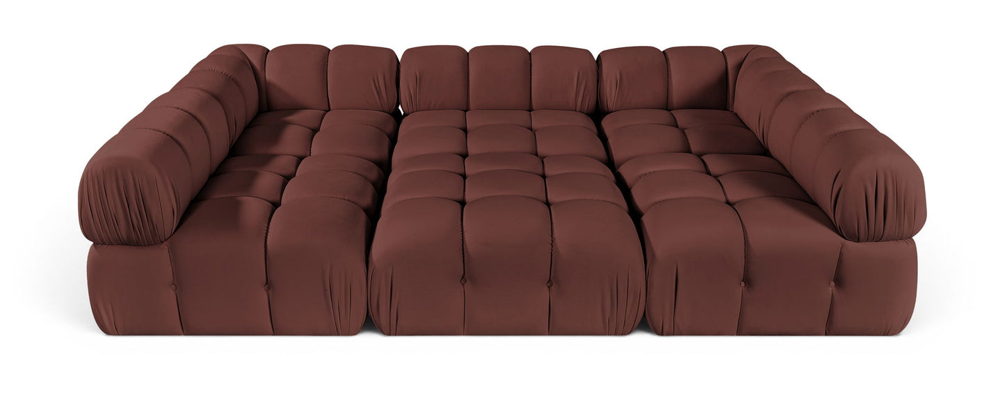 Orin - Velvet 6 Piece Modular Sectional