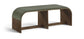 Sable - 52" Velvet Performance Fabric Upholstered Bench