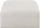 Arc - Faux Leather Ottoman