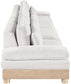 Turin - Chenille Fabric Upholstered Modular Sectional - White