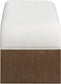 Sable - 52" Velvet Performance Fabric Upholstered Bench