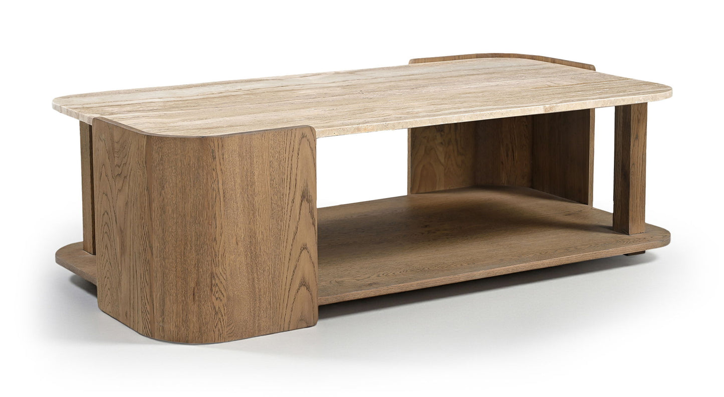 Calabria - Marble And Oak Wood Table