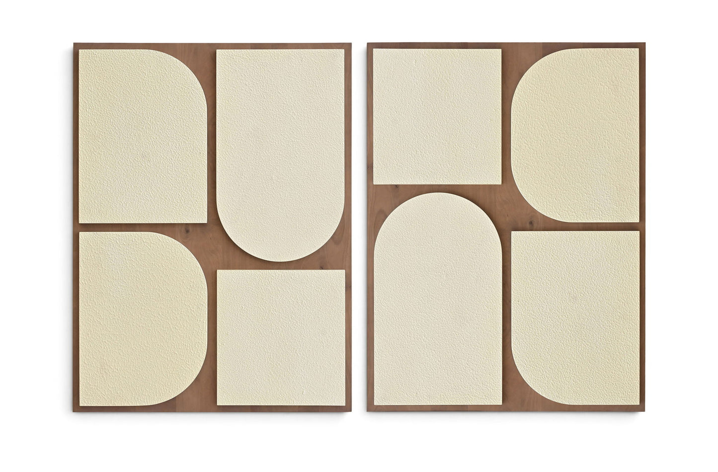 Icon - Mango Wood 2 Piece Wall Art
