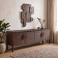 Varenna - 69" Genuine Marble And Acacia Wood Media Console