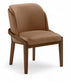 Navo - Vegan Leather Upholstered Dining Chair - Brown