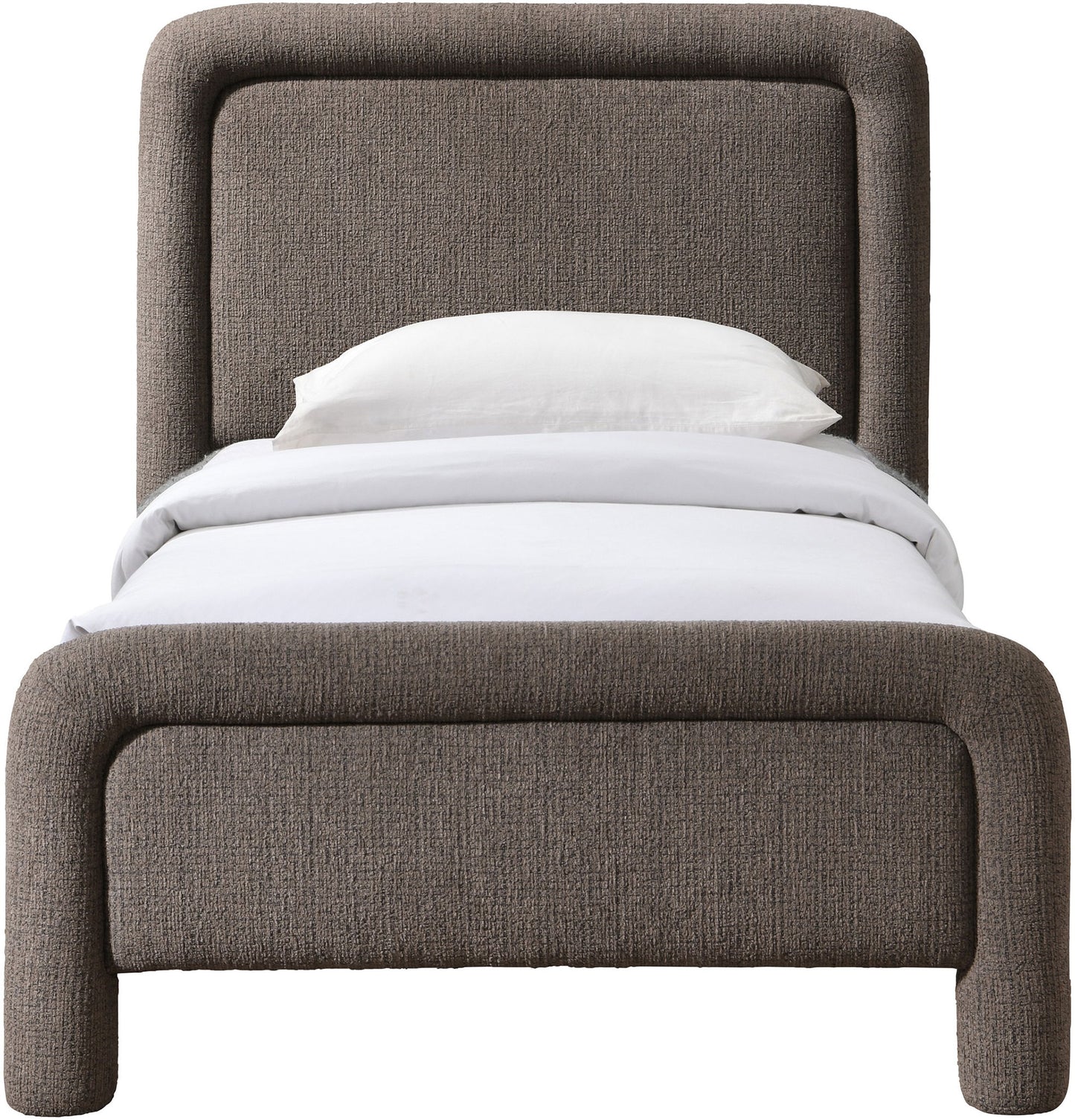 Baylor - Fabric With Interwoven Chenille Upholstered Bed