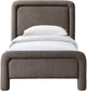 Baylor - Fabric With Interwoven Chenille Upholstered Bed