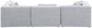 Cube - Linen Modular 3 Seat Sofa