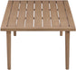 Laguna - Aluminum Outdoor Patio Coffee Table - Natural