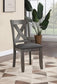 D161 - 7 Piece Dining Room Set (Dining Table, 6 Side Chairs) - Gray