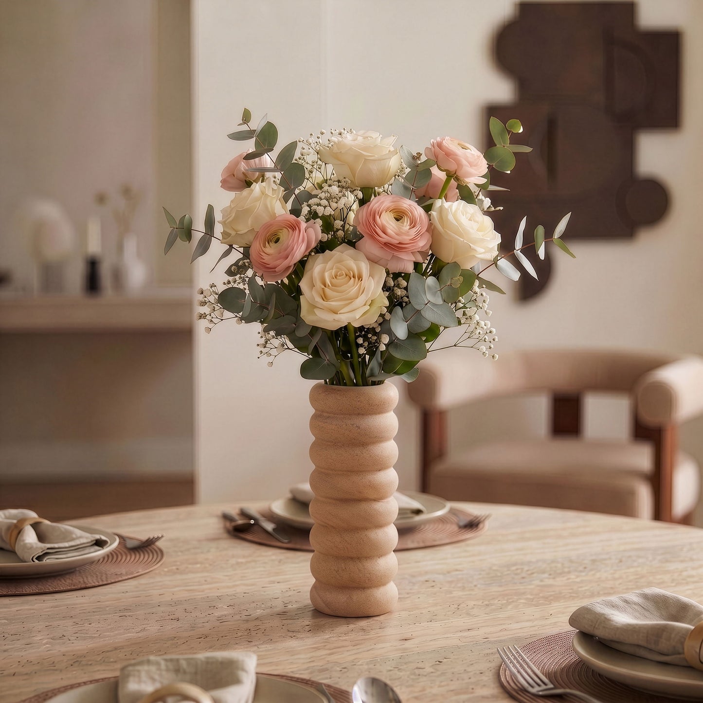 Rousse - Sandstone Vase - Sand