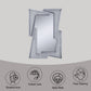 Noralie - 47" Accent Mirror - Mirrored & Faux Diamonds