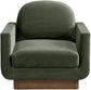 Diviento - Velvet Performance Fabric Upholstered Accent Chair