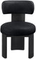 Atelier - Vegan Leather Upholstered Dining Chair (Set of 2) - Black Frame