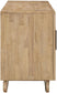 Sova - Solid Wood, Oak Veneer And Stainless Steel Sideboard/Buffet