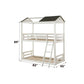 Nadine Cottage - Twin Over Twin Bunk Bed - Weathered White & Washed Gray