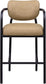 Serava - Faux Leather Upholstered Bar Stool - Tan