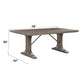 Raphaela - Dining Table - Weathered Cherry