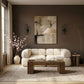 Orin - Velvet Performance Fabric Upholstered 2 Piece Modular Sofa (2 Corner Chairs)