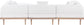 Laguna - 4 Piece 106.5" Upholstered Outdoor Patio Modular Sectional