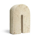 Phillipe - Genuine Travertine Bookend
