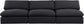 Comfy - Linen Modular Armless Sofa 3 Seats