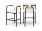 Serava - Vegan Leather Upholstered Bar Stool