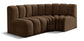 Arc - Velvet 3 Piece Sofa