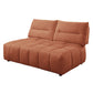 Loanna - Modular - Loveseat - Coral Red Linen