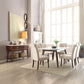 Gasha - Side Chair (Set of 2) - Beige Linen & Walnut