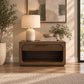 Leanna - Nightstand With Wood Top - Brown Oak