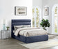 Adam - Chenille Fabric Bed With 52" Headboard