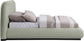 Vaughn - Chenille Bed With Black Base