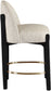 Torino - Counter Stool With Brushed Black Base