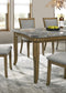D076 - Dining Chair (Set of 2) - Dark Dray Brush