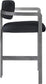 Aurum - Vegan Leather Upholstered Counter Stool With Gray Base