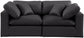 Comfy - Faux Leather Modular Sofa 2 Seats