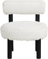 Ambre - Vegan Shearling Fabric Upholstered Accent Chair
