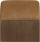 Sable - Velvet Performance Fabric Upholstered Bench - Saddle