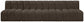 Arc - Boucle Fabric 4 Seats Modular Sofa