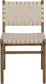 Entwine - Vegan Leather Upholstered Dining Chair - Painted Brown
