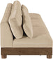 Turin - Chenille Fabric Upholstered Modular Sectional - Beige