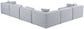 Cube - Linen 6 Piece Modular Corner Sectional