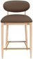 Riccio - Stool - Natural And Gold Frame