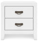Binterglen Two Drawer Night Stand