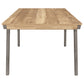 Nogales Rectangular 71-inch Wood Dining Table Coastal Grey