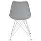 Juniper Polypropylene Dining Side Chair Grey (Set of 2)
