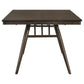 Wes Rectangular 80-inch Wood Dining Table Dark Walnut