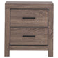 Brantford 2-drawer Nightstand Barrel Oak
